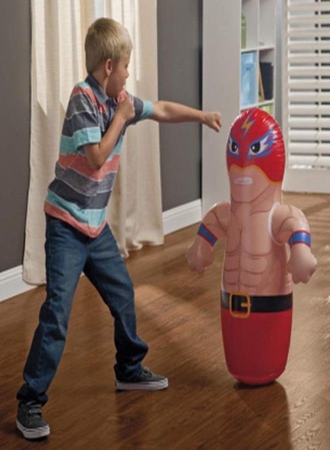 Dezzy Hit Me Toy for Punching Bag for 3D Inflatable PVC Children Kids Boys Girls Hit Me Punching Bob Bag Toy for Outdoor & Indoor Playing - Image 4